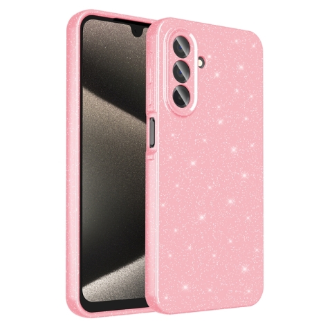 Samsung A26 Силиконов кейс с брокат Shining 
