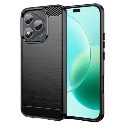 Honor 400 lite Силиконов кейс Carbon