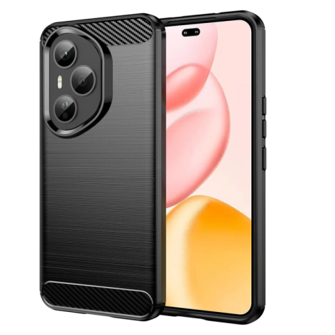 Honor 400 Pro Силиконов кейс Carbon