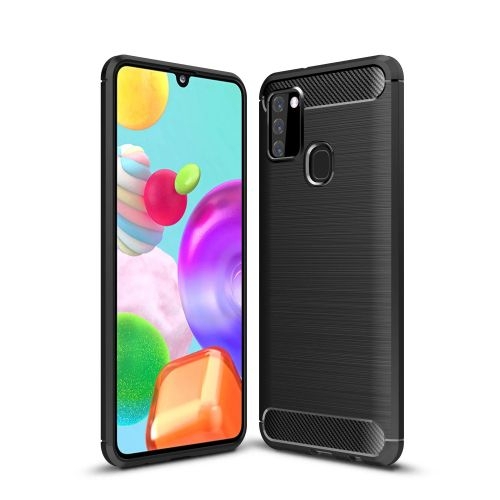 Samsung A21S Силиконов кейс Carbon