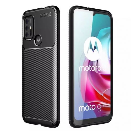 Motorola Moto G10 G20 G30 Силиконов кейс Carbon