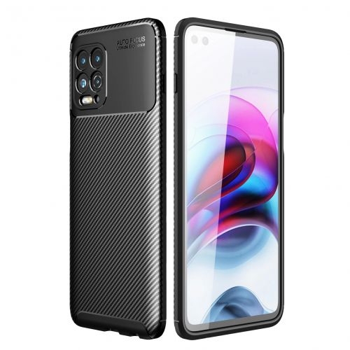 Motorola Moto G100 Силиконов кейс Carbon