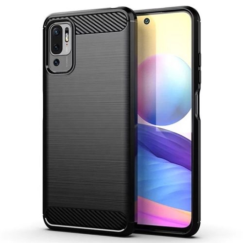 Xiaomi Redmi Note 10 5G Poco M3 Pro Силиконов кейс Carbon