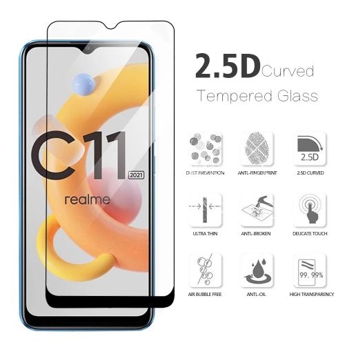 Realme C11 2021 Realme C20 Стъклен протектор 21D