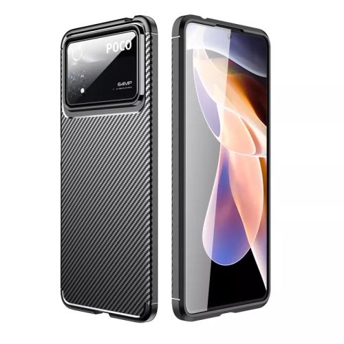 Xiaomi Poco X4 Pro Силиконов кейс Carbon