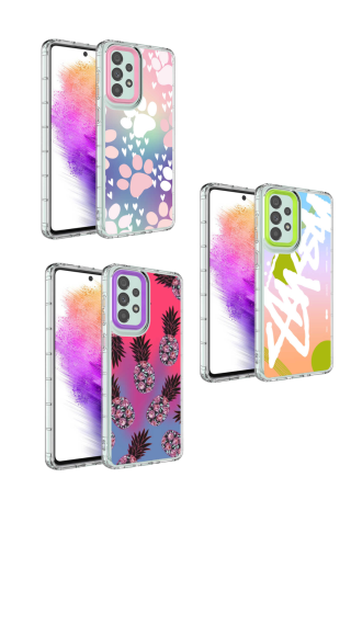 Samsung A73 Твърд силиконов кейс Vibrant 