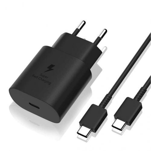 Оригинално зарядно Samsung Type C to Type C Super Fast Charging 2.0 25W 5A 220V