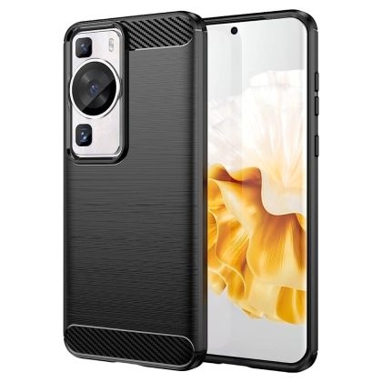 Huawei P60 Pro Силиконов кейс Carbon