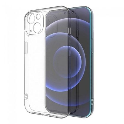 iPhone 15 Plus Силиконов кейс прозрачен 