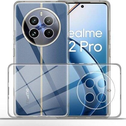  Realme 12 Pro Realme 12 Pro Plus Силиконов кейс прозрачен
