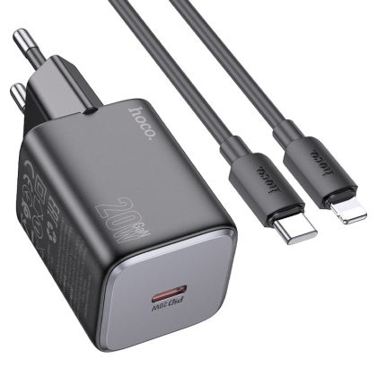 Зарядно устройство HOCO 20W Type C to Lightning