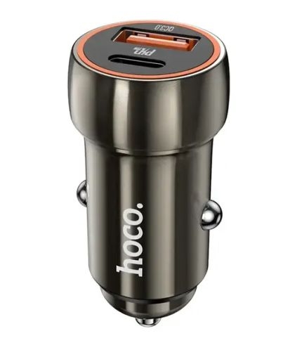 Авто накрайник HOCO Z46A USB A + Type C PD QC3.0 3A 20W