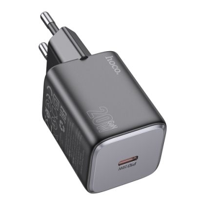 Накрайник адаптер 220V HOCO N40 Type C QC PD 20W