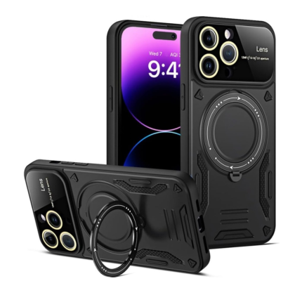 iPhone 16 Pro Твърд удароустойчив кейс Ring Armor