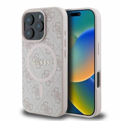 iPhone 16 Pro GUESS RING CLASSIC LOGO MAG SAFE кейс