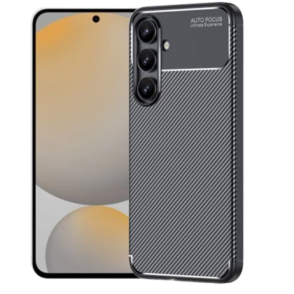 Samsung S24FE Силиконов кейс Carbon