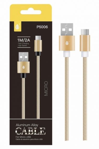 USB кабел MTK P5006 1M 2A micro