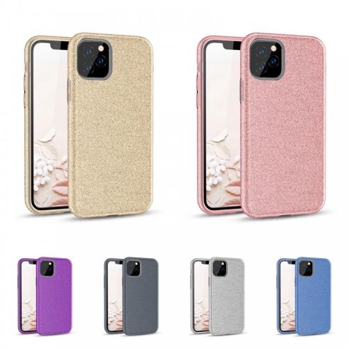 iPhone X Силиконов кейс с брокат Shining
