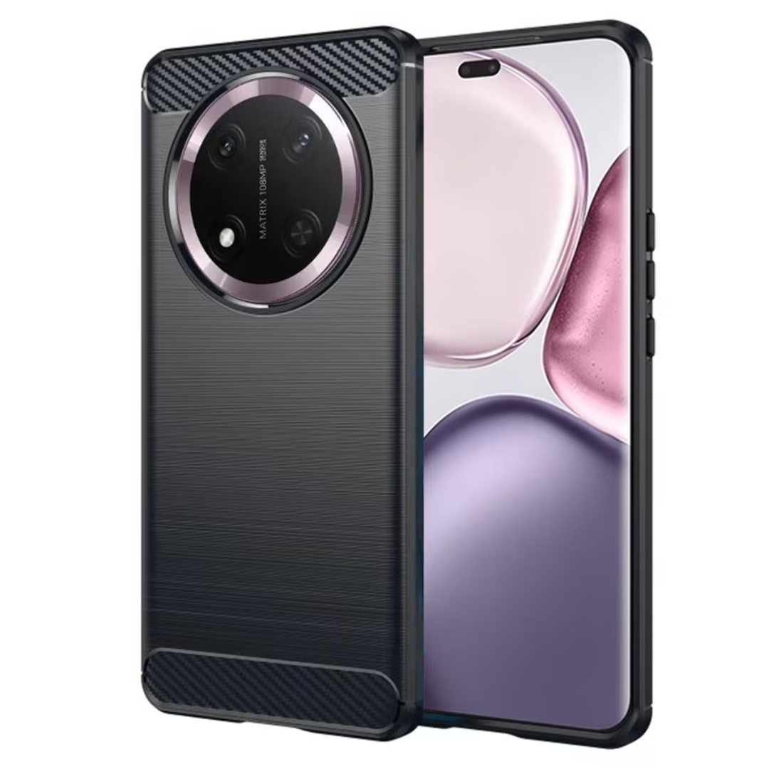 Honor Magic 7 lite Силиконов кейс Carbon