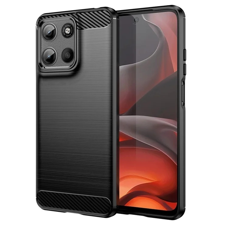 Motorola Moto G15 Силиконов кейс Carbon