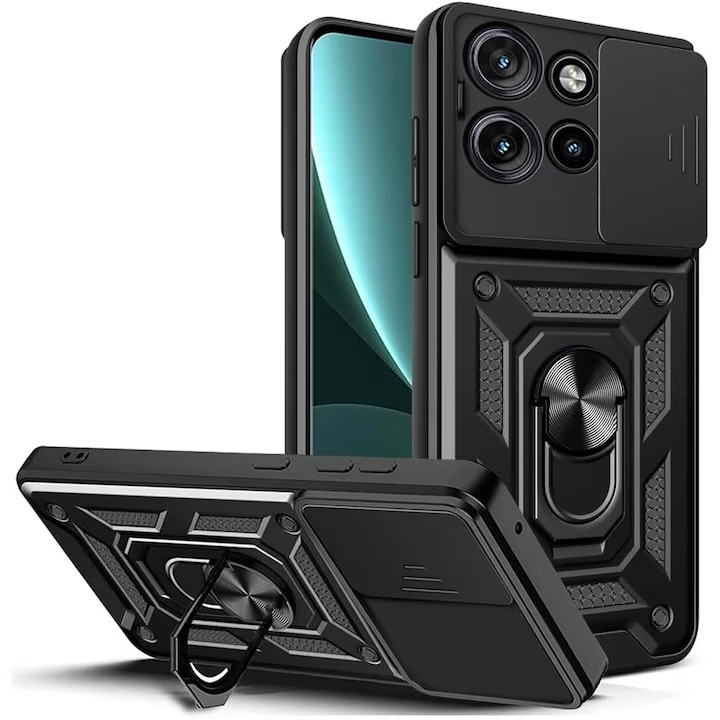 Motorola Moto G75 Твърд удароустойчив кейс Ring Armor