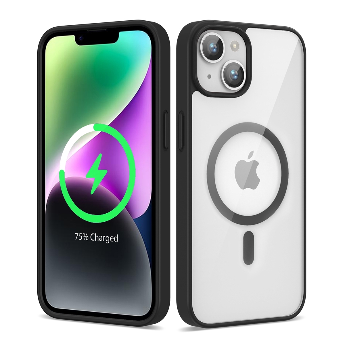 iPhone 13 iPhone 14 Твърд силиконов кейс MagSafe