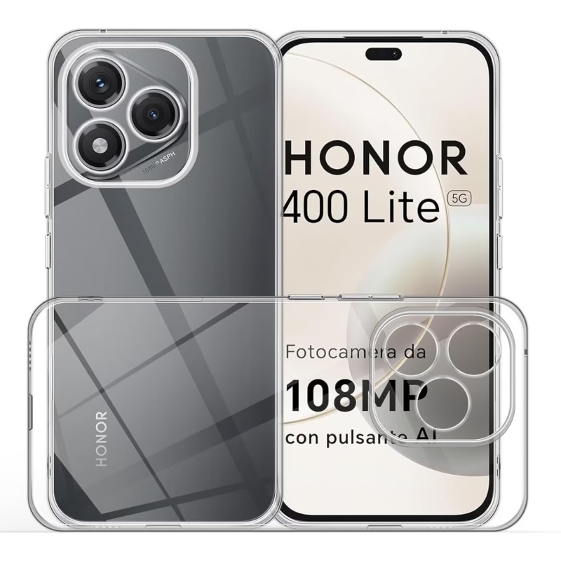 Honor 400 lite Силиконов кейс прозрачен 1.3mm