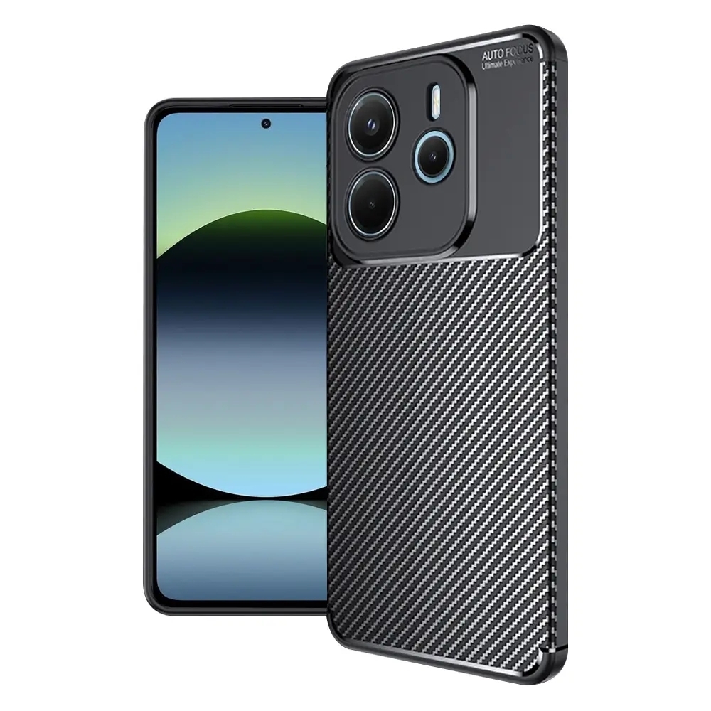 Xiaomi Redmi Note 14 4G Силиконов кейс Carbon