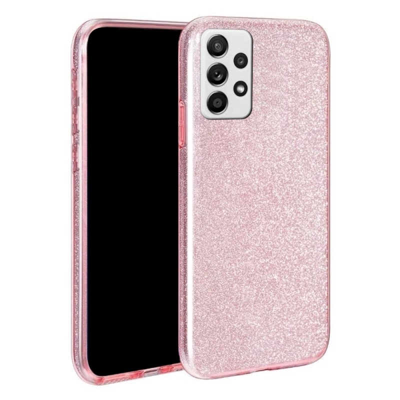Samsung A53 5G Силиконов кейс с брокат Shining