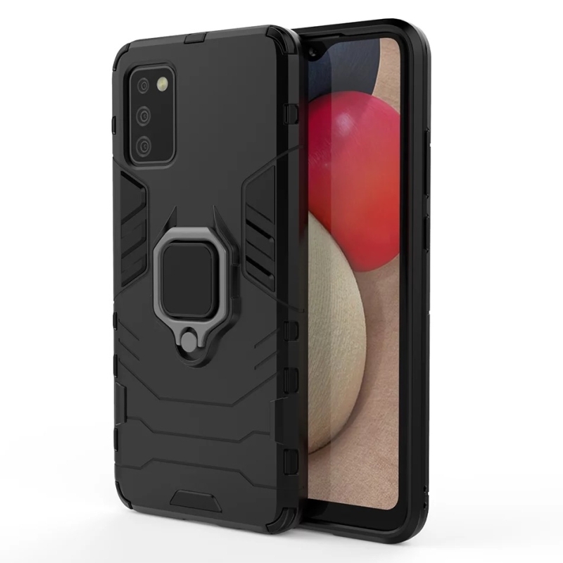 Samsung A02S Твърд удароустойчив кейс Ring Armor
