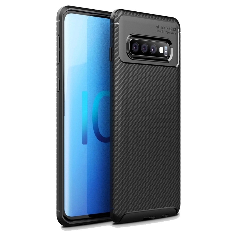Samsung S10 Силиконов кейс Carbon