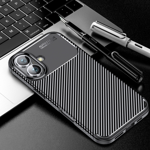 iPhone 16 Силиконов кейс Carbon