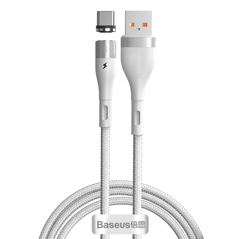 USB кабел Baseus Zinc Magnetic Safe Fast Charging Data Cable USB to Type C 3A 1m