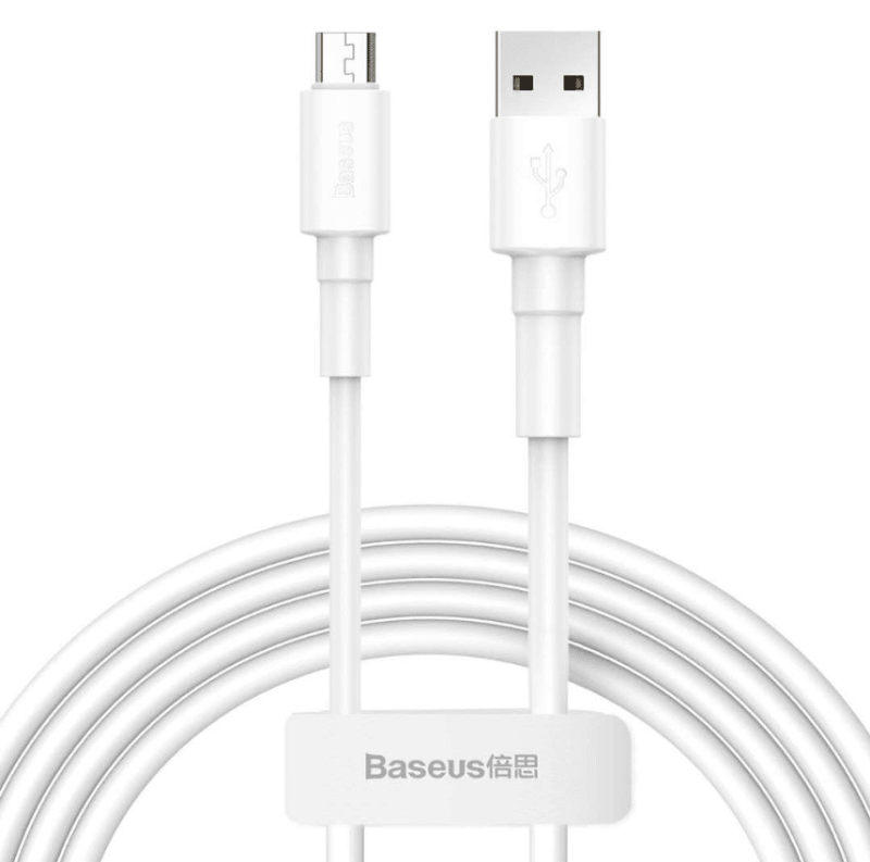 USB кабел Baseus Min USB to Micro 2.4A 1m