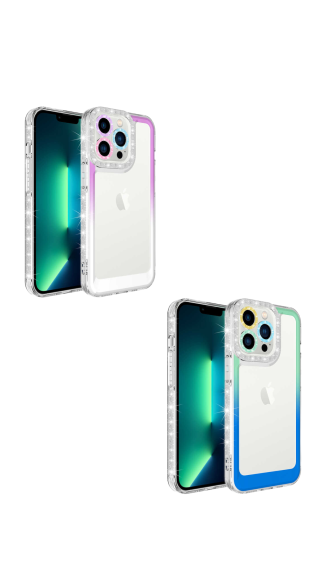 iPhone 13 Pro Прозрачен кейс с кант 