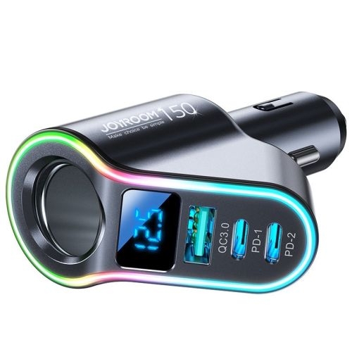 Joyroom JR-CL21 FAST CAR 4 in 1 USB-A QC3.0 2 USB-C PD 150W