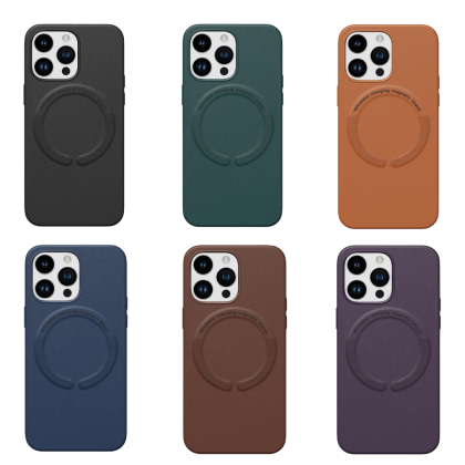 iPhone 14 Pro Max Leather MagSafe кейс