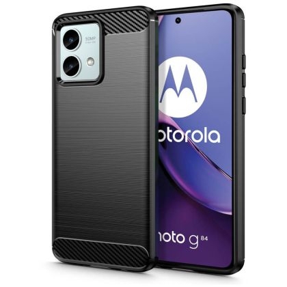Motorola Moto G84 Силиконов кейс Carbon