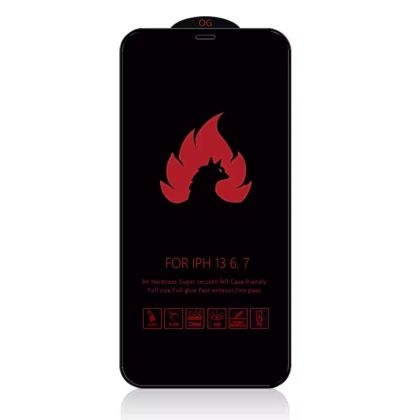 iPhone 14 Pro Max Стъклен протектор OG Glass Fire Wolf