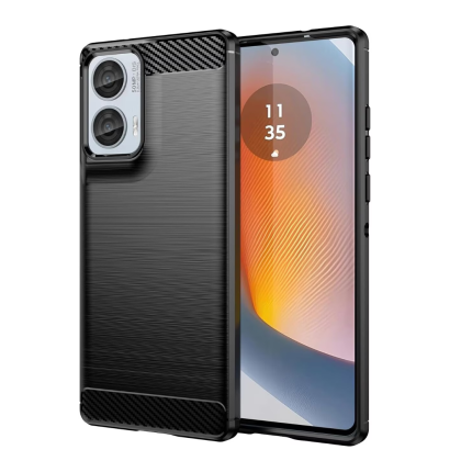 Motorola Moto G85 5G Силиконов кейс Carbon