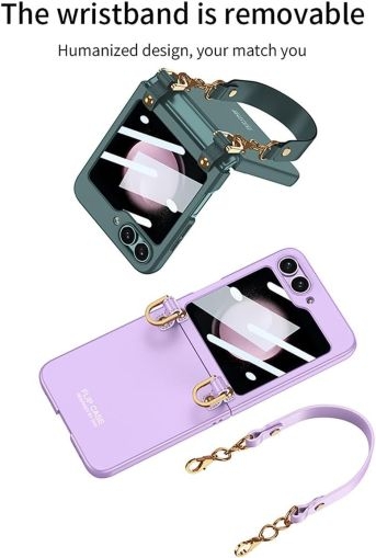 Samsung Z flip 6 Твърд кейс Short strap