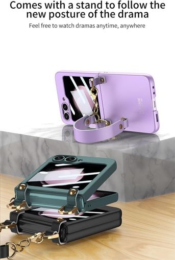 Samsung Z flip 6 Твърд кейс Short strap