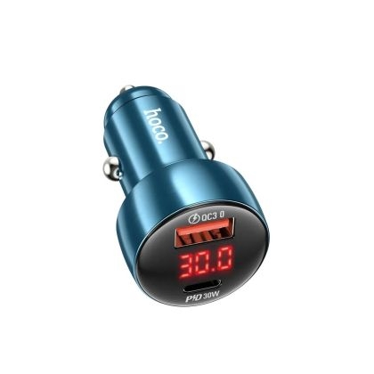 Авто зарязно HOCO Z50 USB A + Type C PD QC3.0 3A 48W