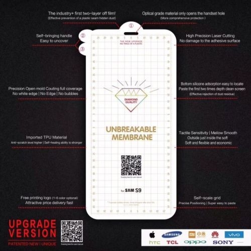 Samsung S9 Plus Нано протектор Full Pet