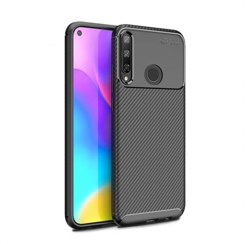 Huawei P40 lite E Силиконов кейс Carbon