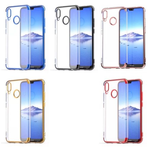 Huawei P30 Прозрачен кейс с кант