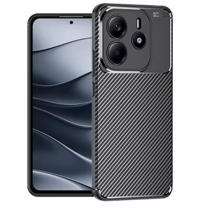 Xiaomi Redmi Note 14 4G Силиконов кейс Carbon