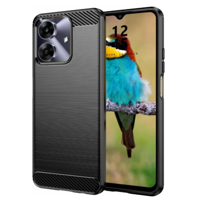 Realme Note 60 Силиконов кейс Carbon