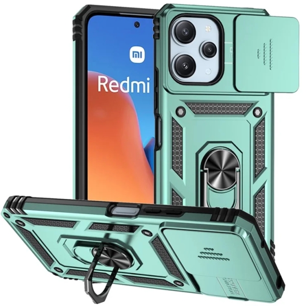 Xiaomi Redmi 12 4G Твърд удароустойчив кейс Ring Armor