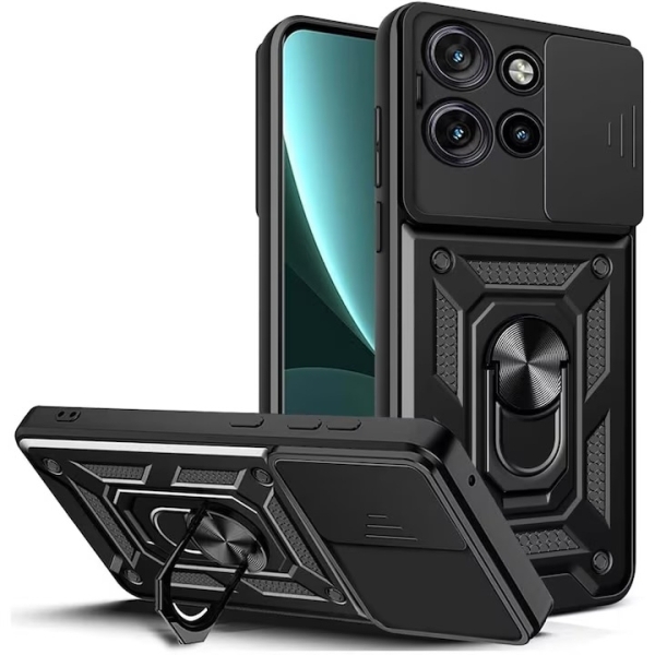 Motorola Moto G75 Твърд удароустойчив кейс Ring Armor